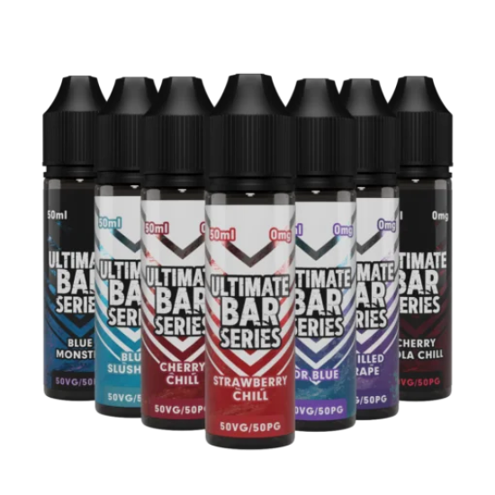 Ultimate Bar Series 50/50 50ml Short Fill Ecigarettes Wholesale UK